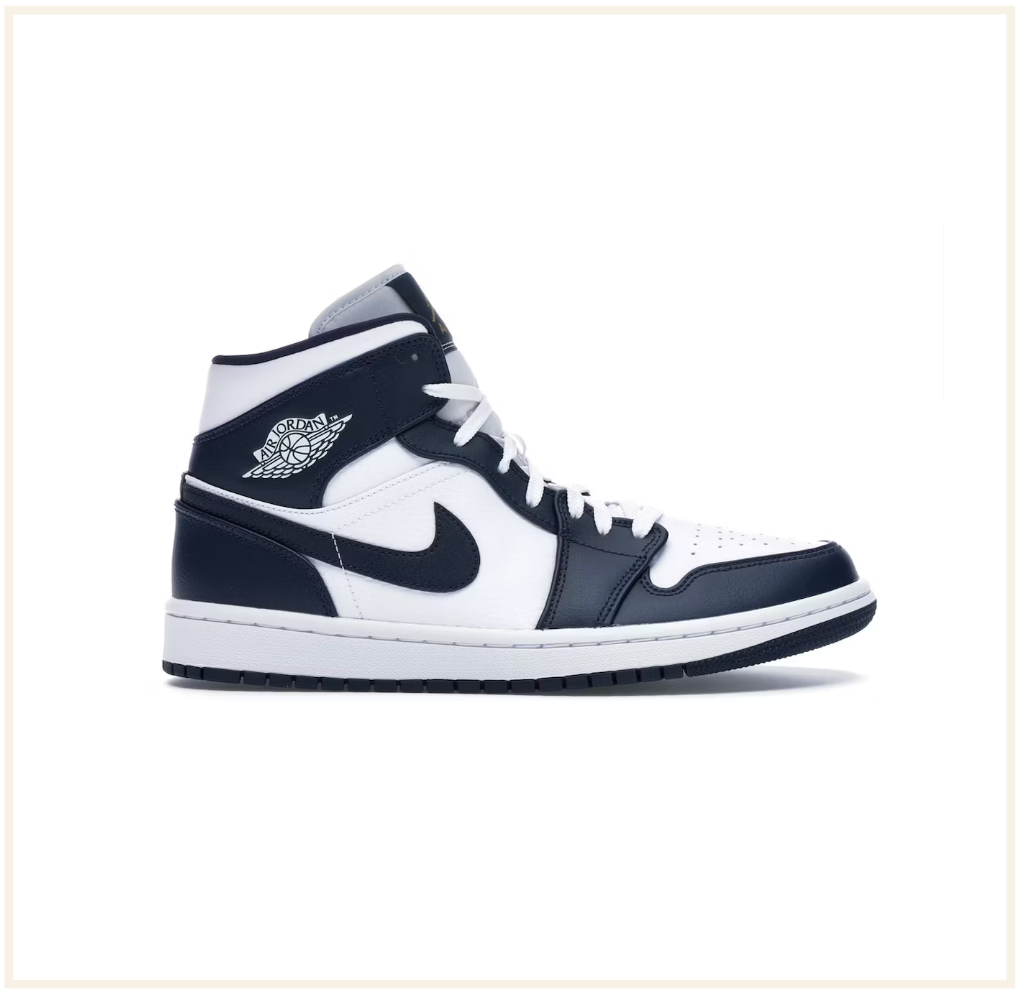 Air Jordan 1 Mid White Obsidian 2023