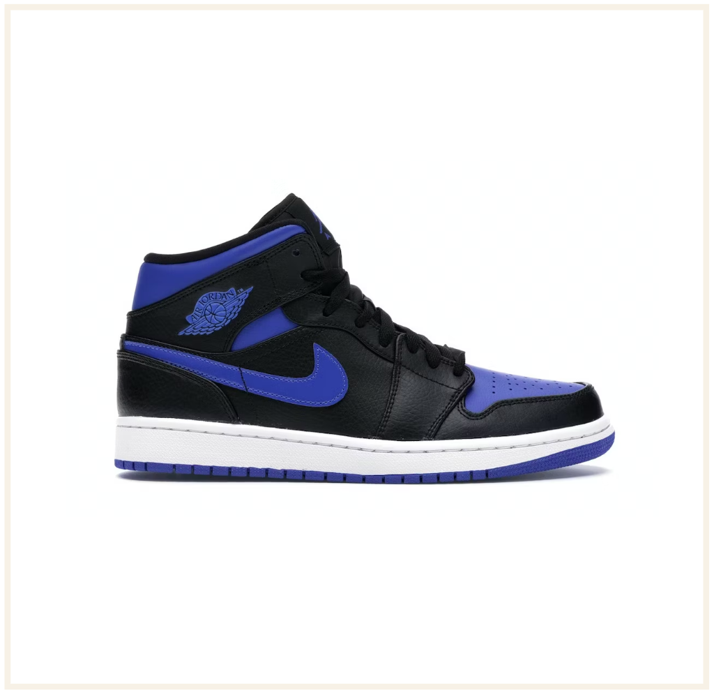 Air Jordan 1 Mid Royal Blue White 2020