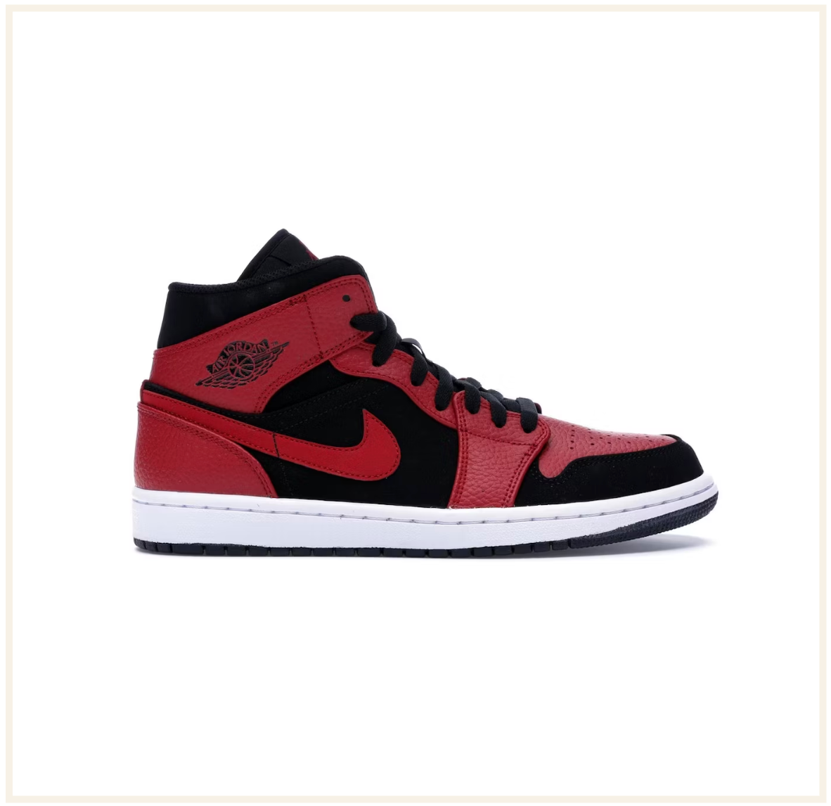 Air jordan 1 mid reverse bred hot sale
