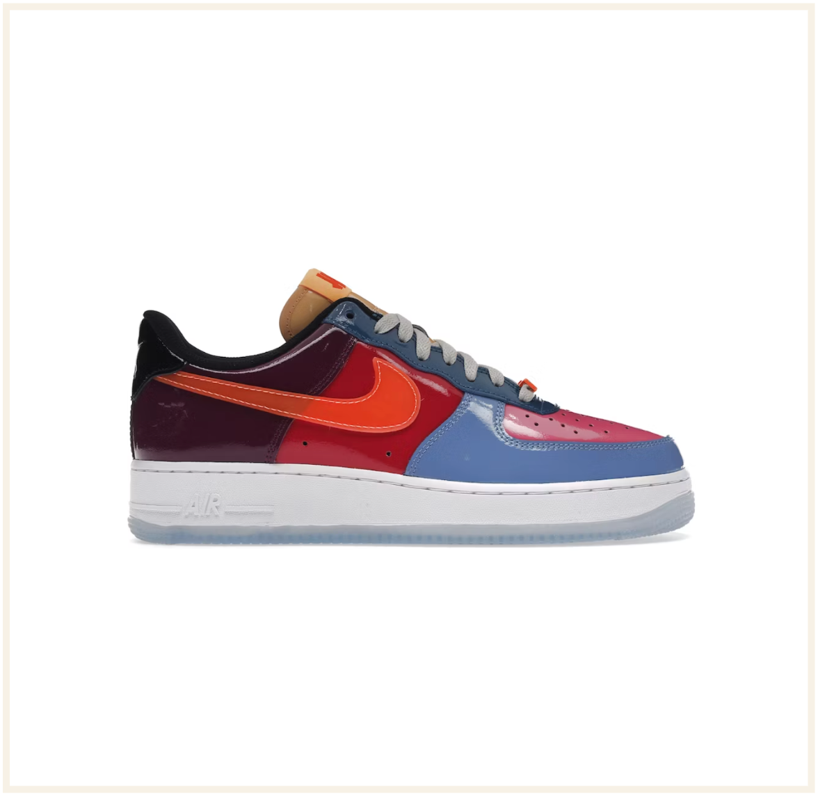 Nike air force one sales multicolor