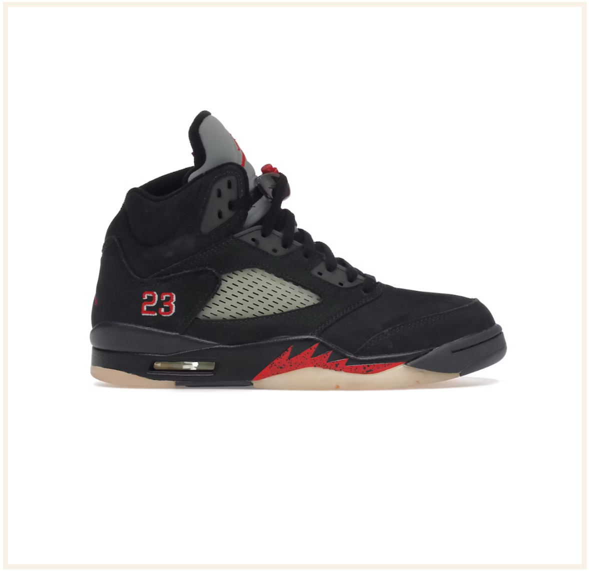 Jordan v best sale retro black