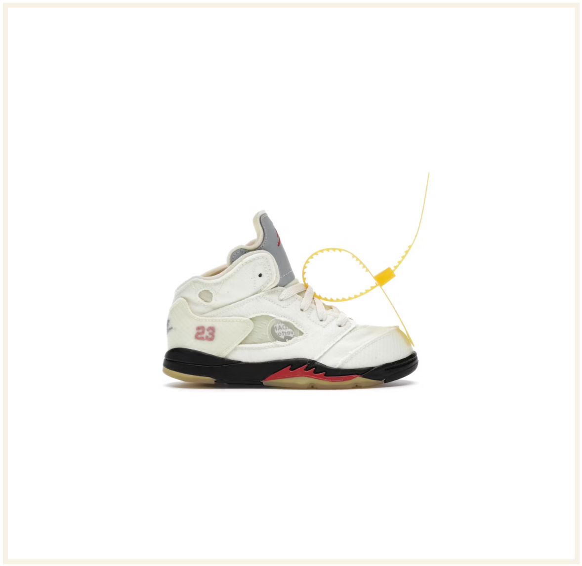 Off-White Air Jordan 5 SAIL TD shops