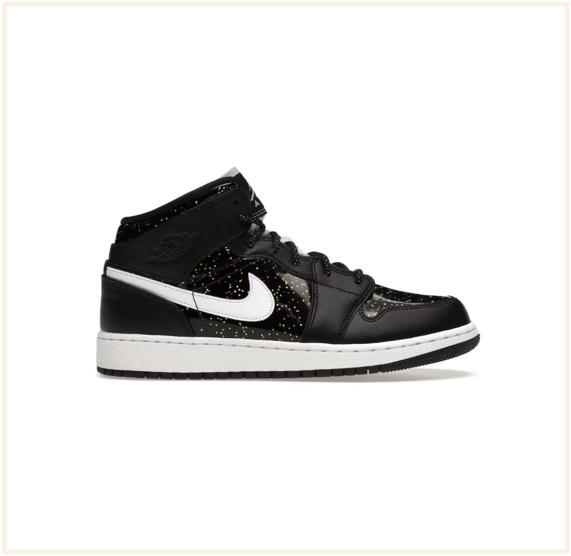 Air Jordan 1 Mid Black Speckle (GS)