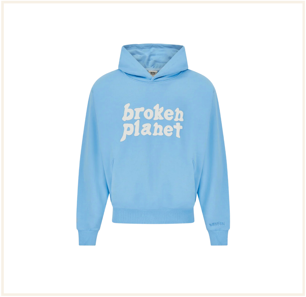 Baby blue top hoodie