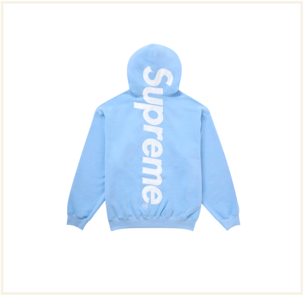 Supreme blue hoodie hotsell