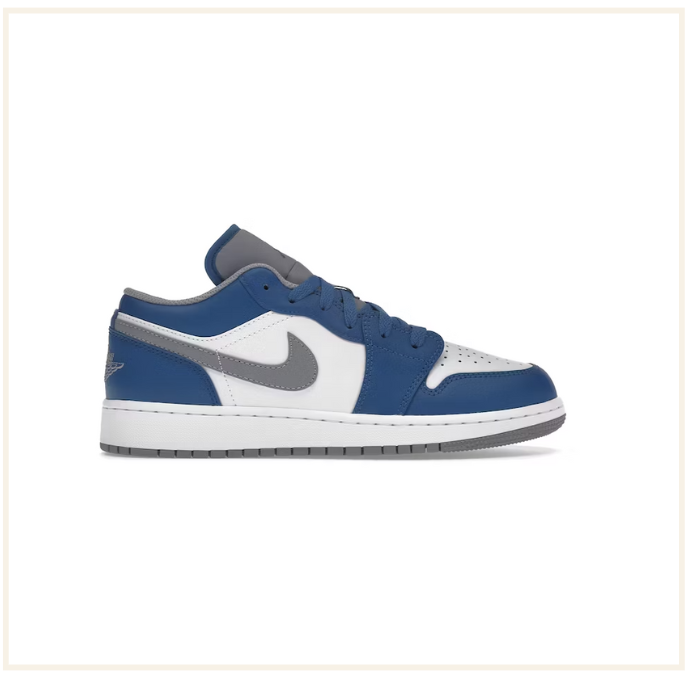 Air Jordan 1 Low True Blue (2023) (GS)