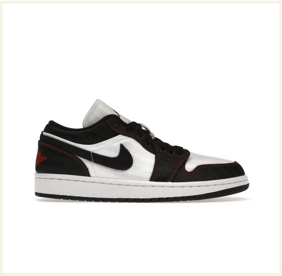 Air Jordan 1 Low SE Utility White Black Gym Red (W)