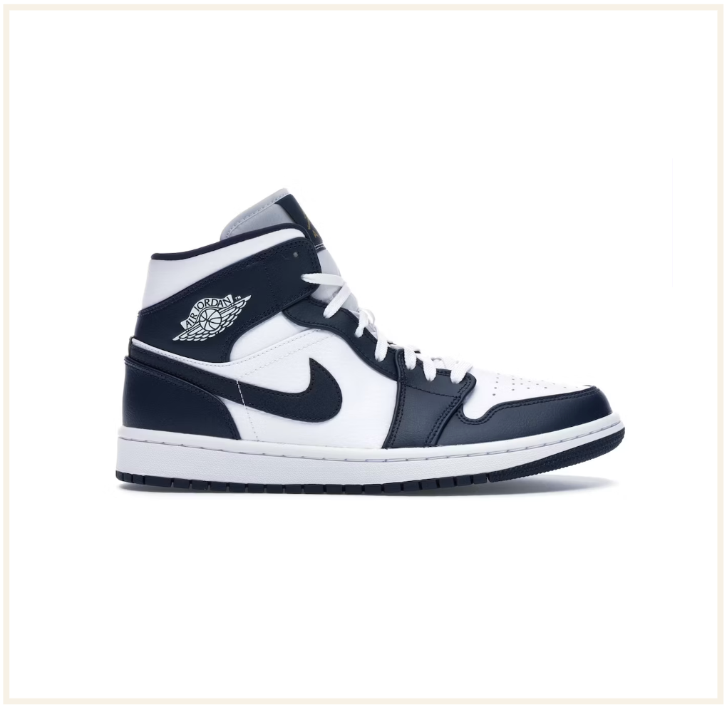 Air Jordan 1 Mid White Obsidian (2023)