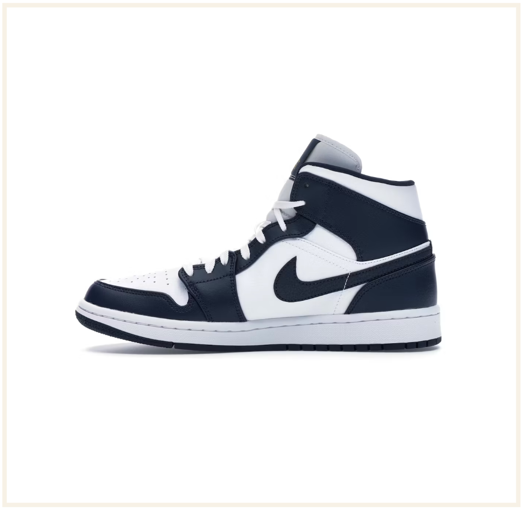 Air Jordan 1 Mid White Obsidian 2023