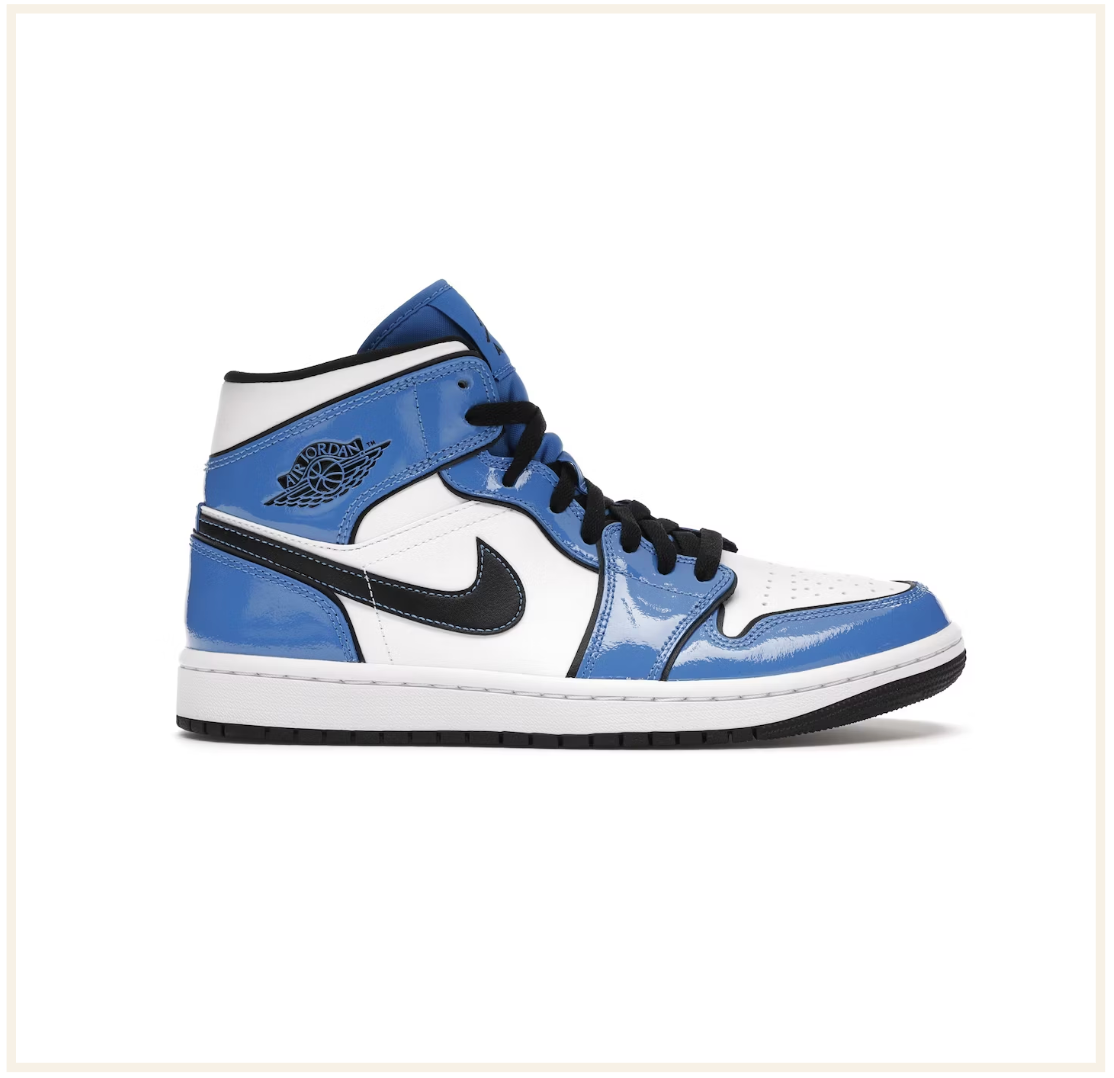 Air Jordan 1 Mid SE Signal Blue (2021)