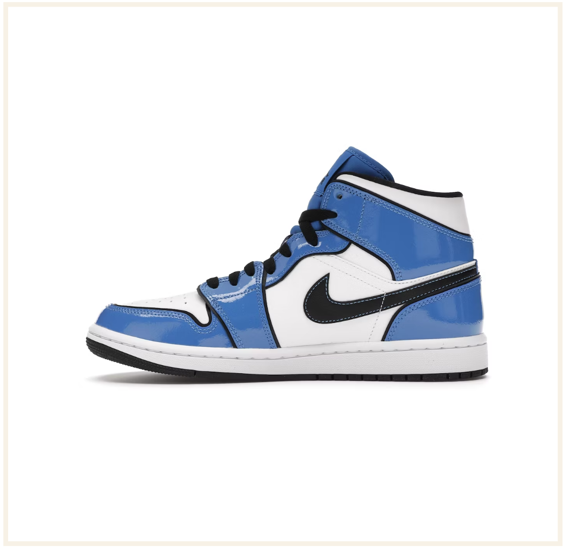 Air Jordan 1 Mid SE Signal Blue (2021)