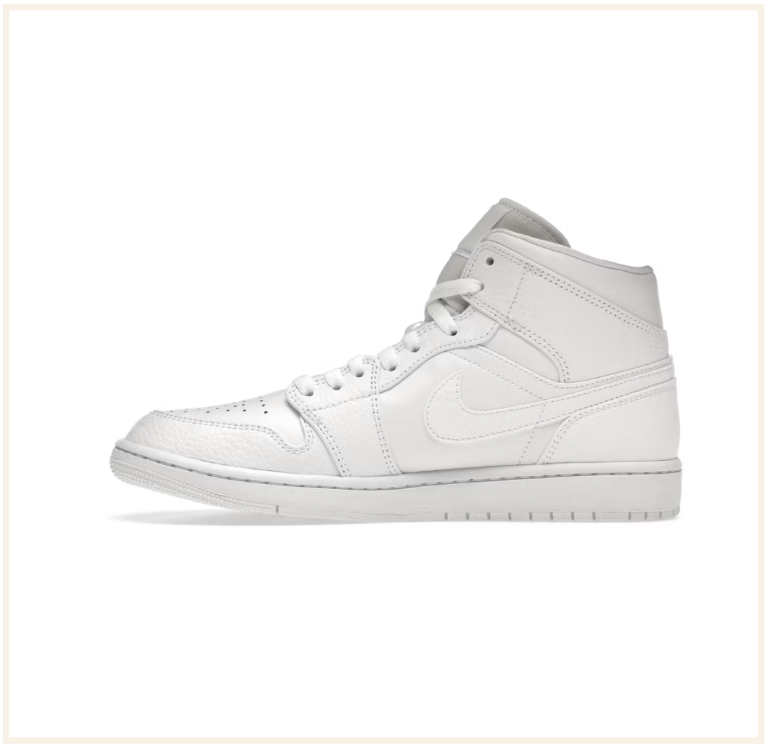 Air Jordan 1 Mid Triple White (2020)