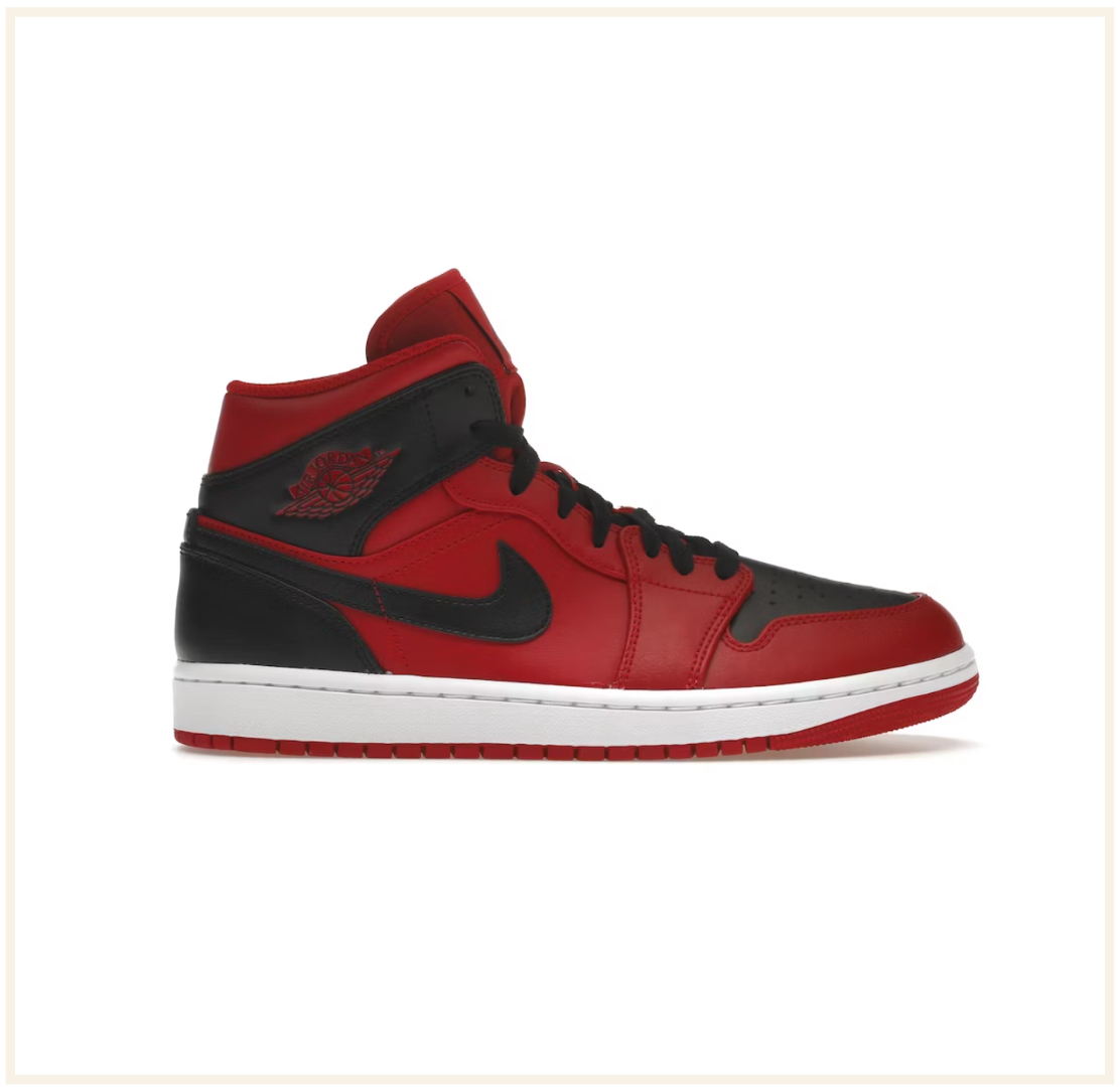 Air Jordan 1 Mid Reverse Bred (2021)