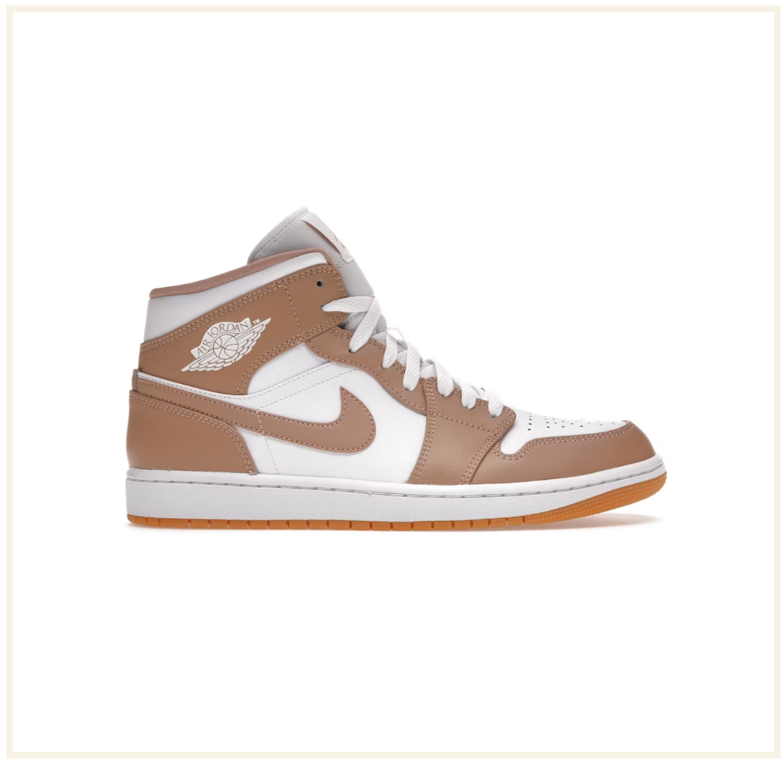 Air Jordan 1 Mid Tan Gum Yellow (2021)