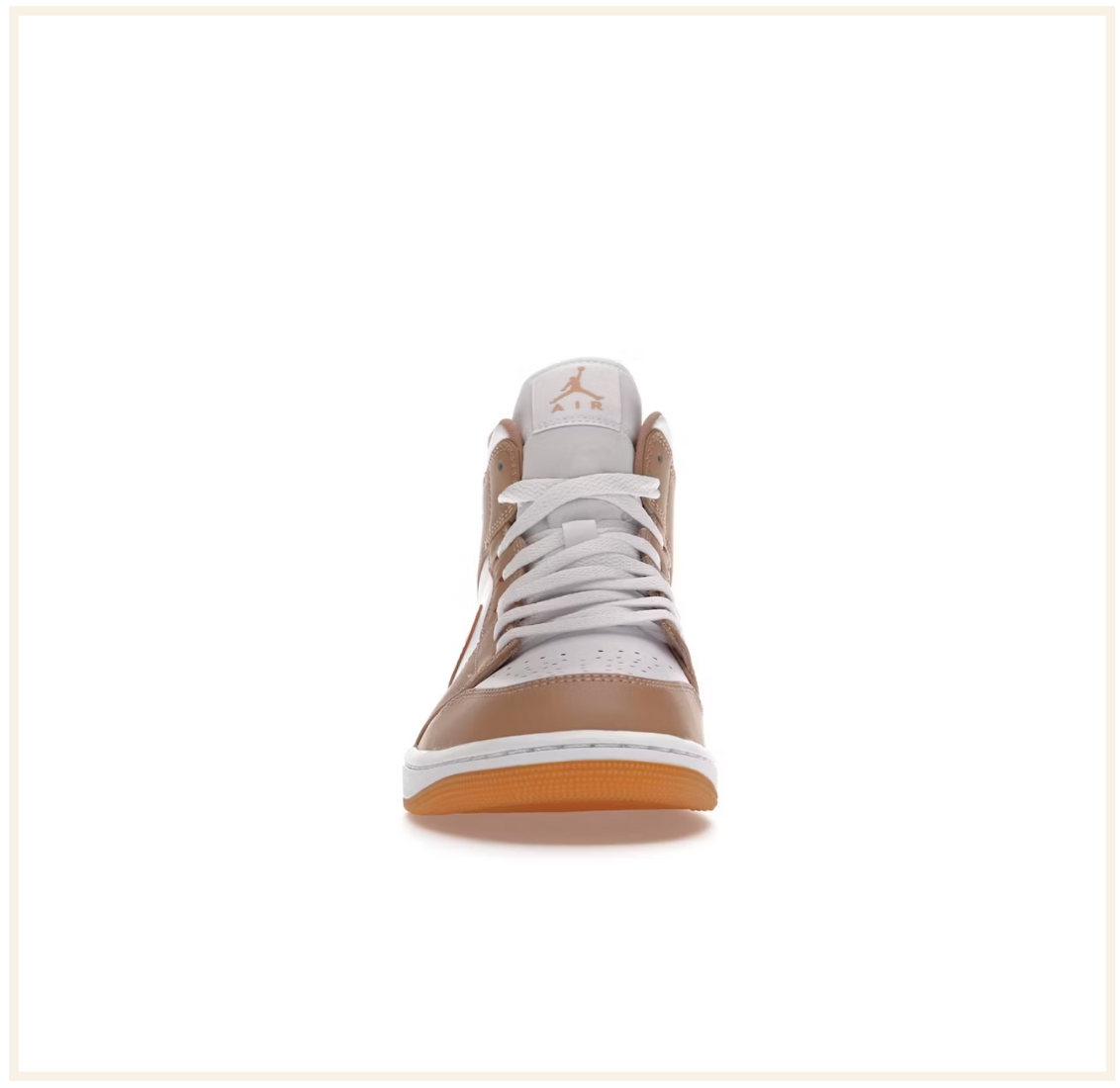 Air Jordan 1 Mid Tan Gum Yellow (2021)