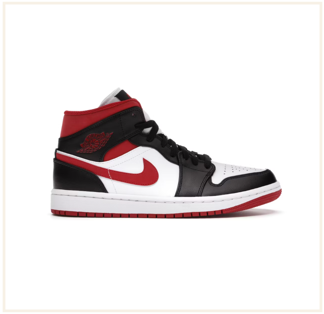 Air Jordan 1 Mid Gym Red Black White