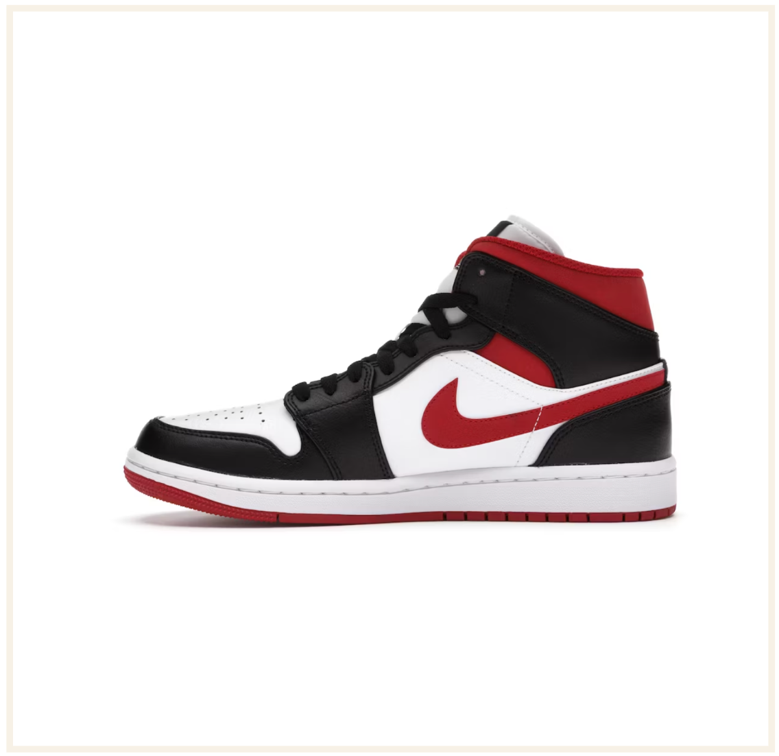 Air Jordan 1 Mid Gym Red Black White