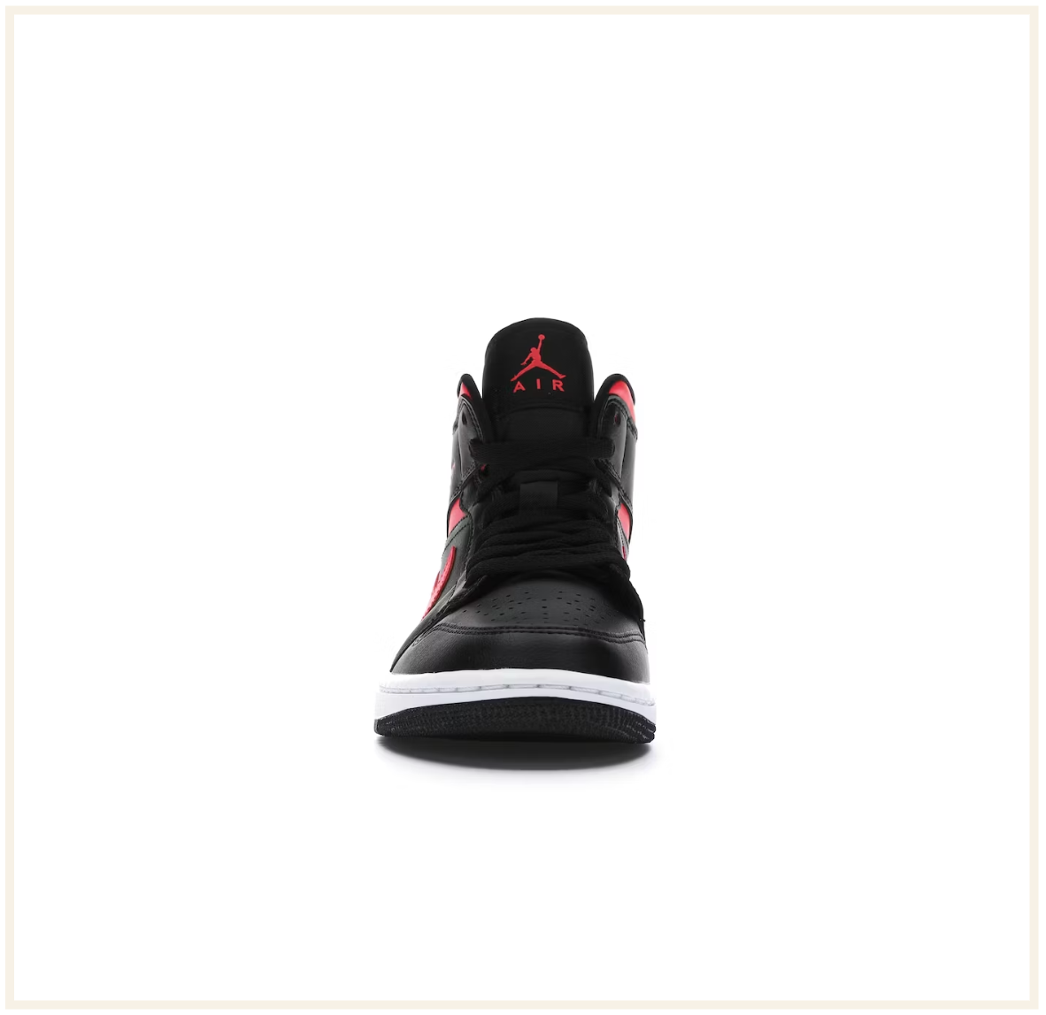 Air Jordan 1 Mid Black Siren Red (W)