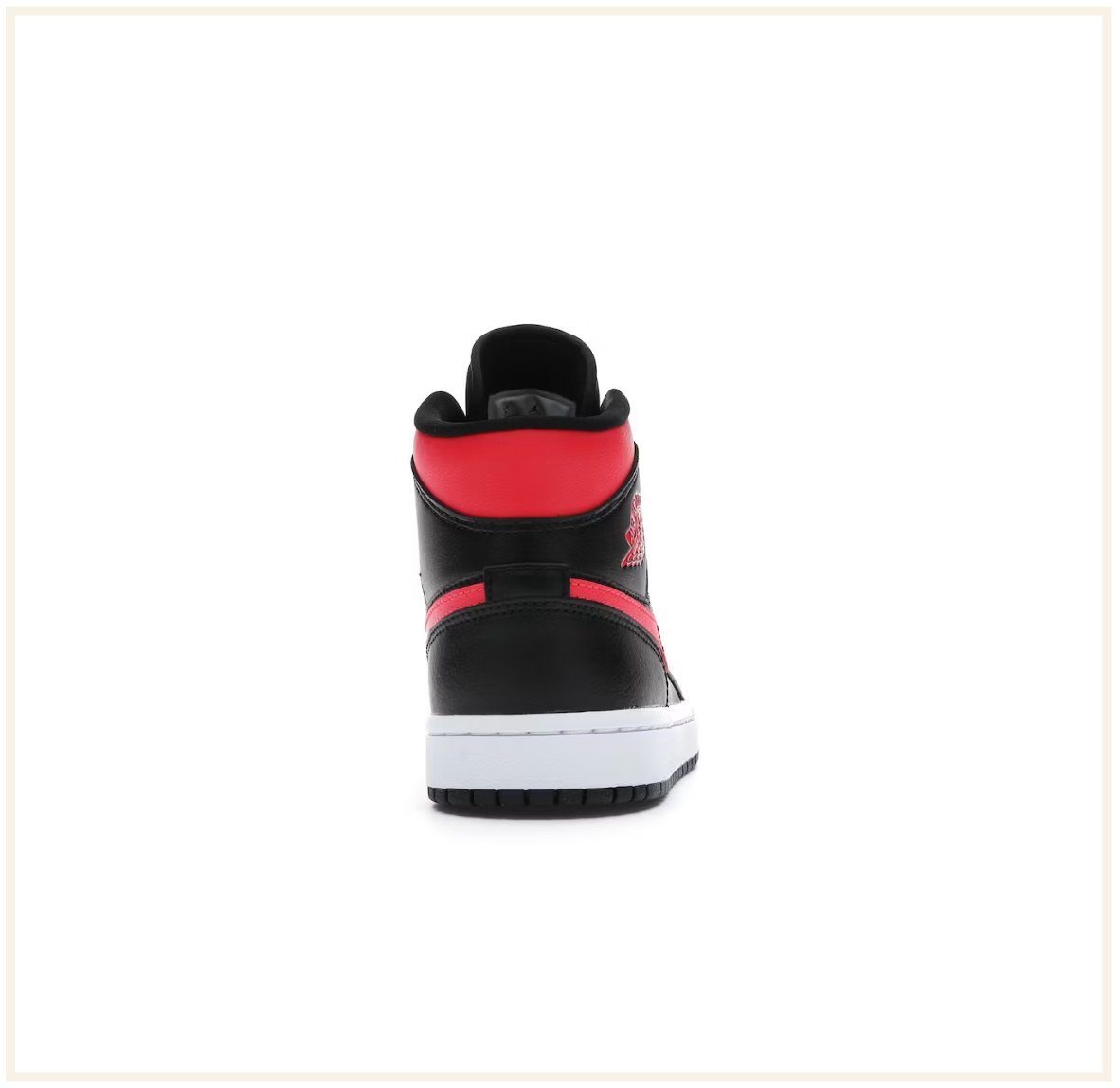 Air Jordan 1 Mid Black Siren Red (W)