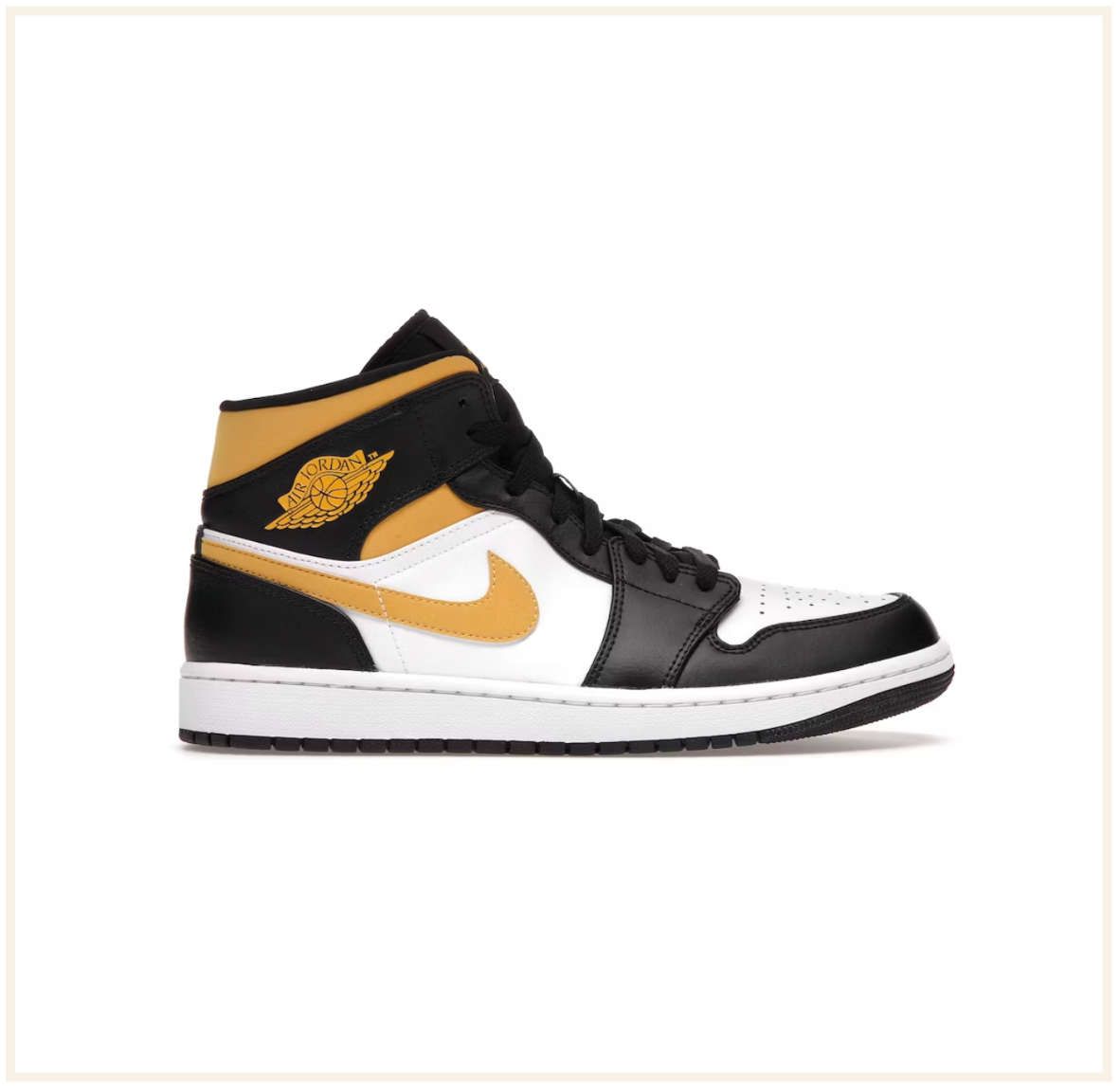 Air Jordan 1 Mid Pollen White Black