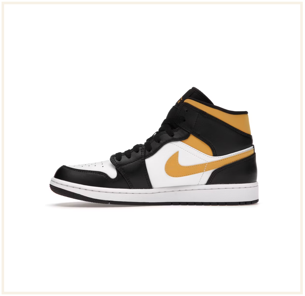 Air Jordan 1 Mid Pollen White Black