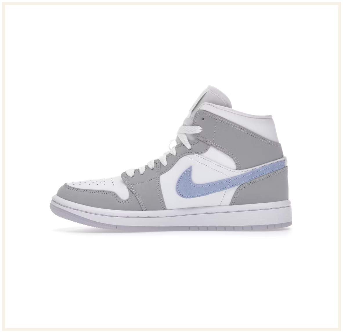 Air Jordan 1 Mid Wolf Grey Aluminium (W)