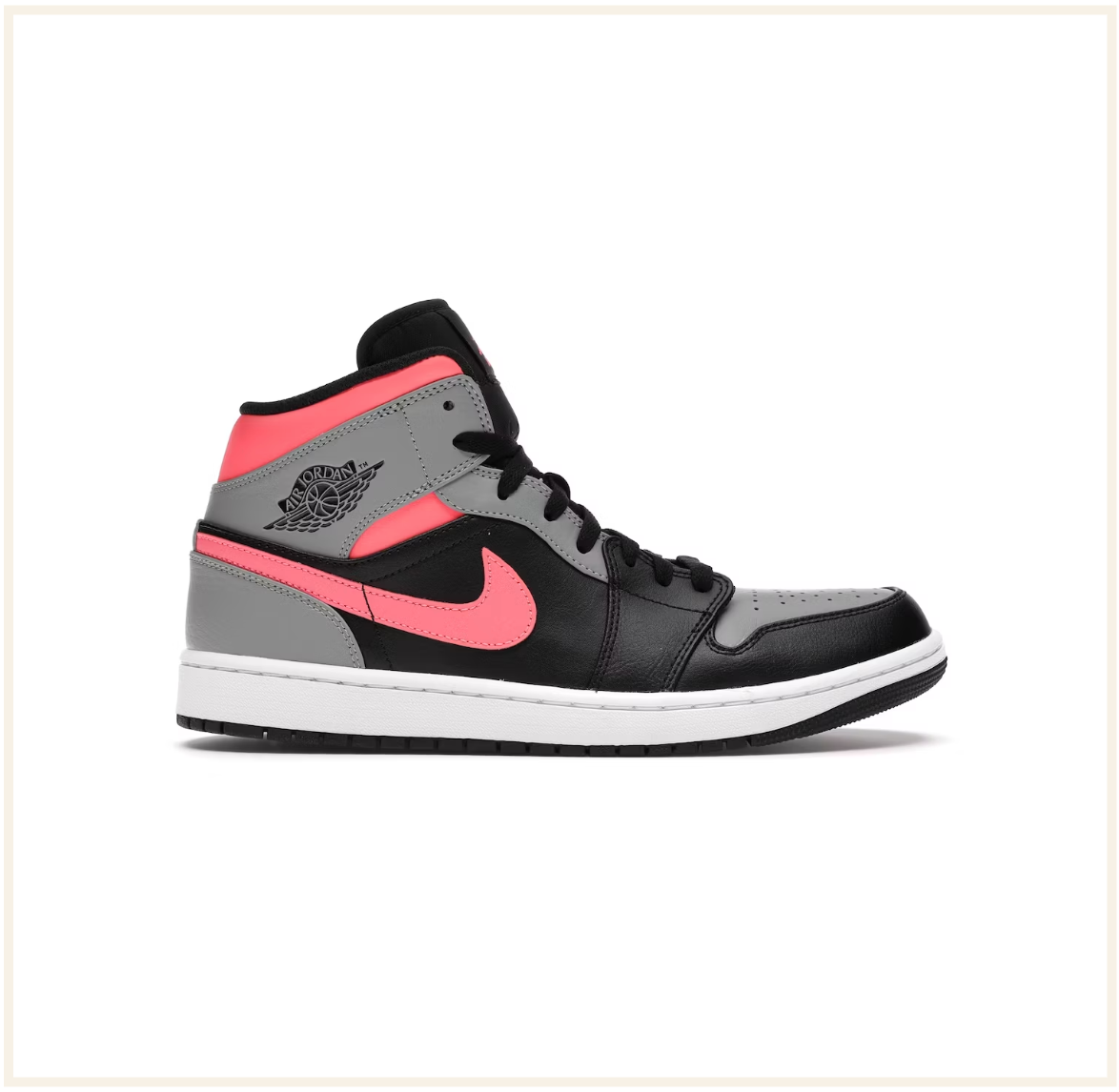 Air Jordan 1 Mid Black Pink Shadow