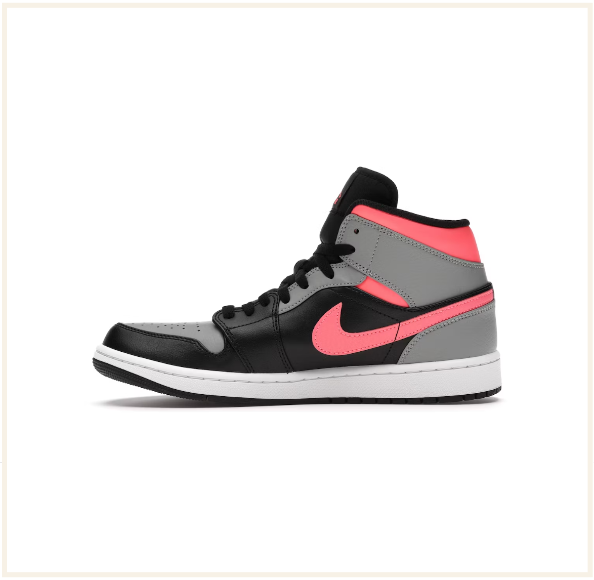 Air Jordan 1 Mid Black Pink Shadow