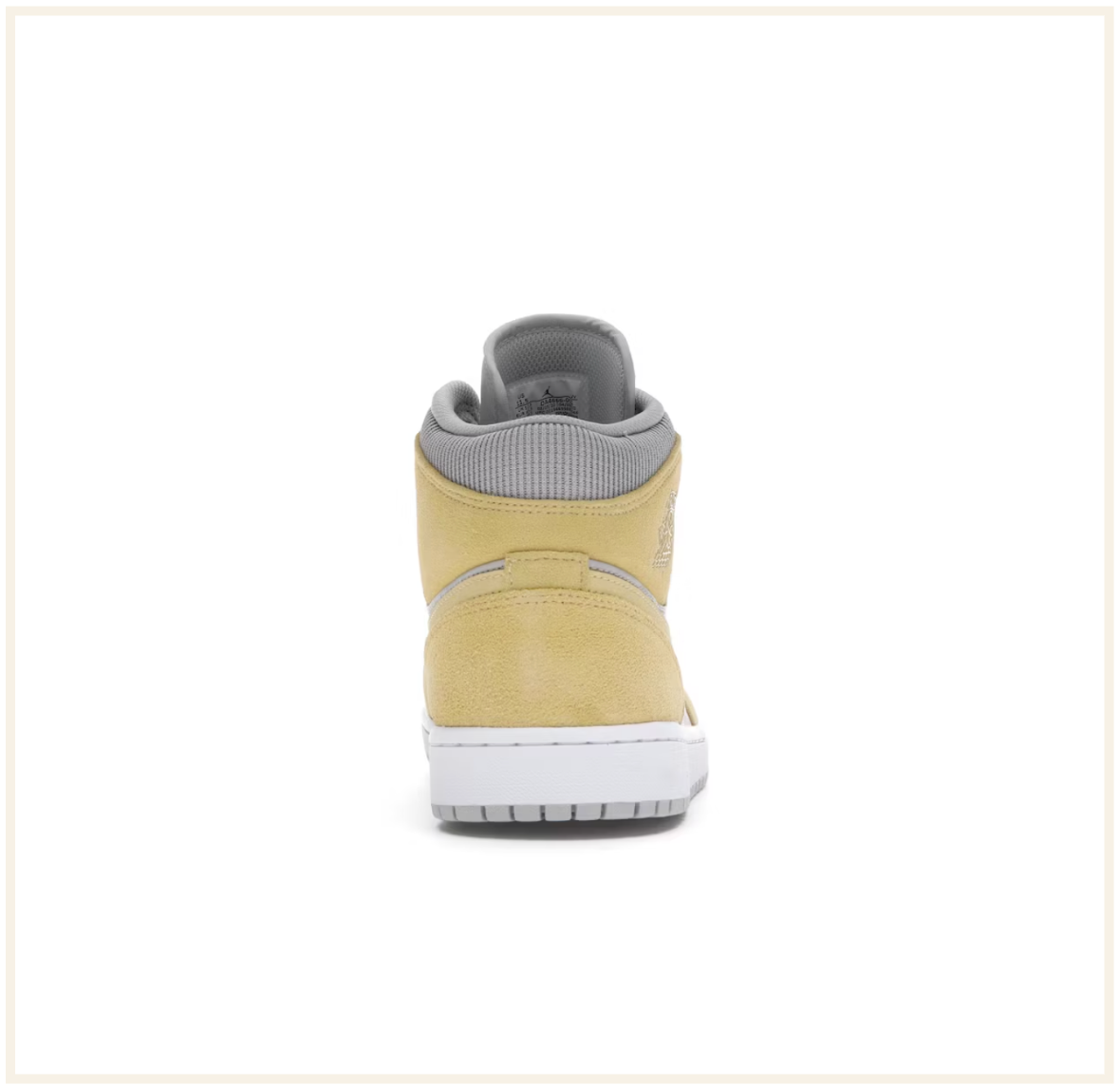 Air Jordan 1 Mid SE Grey Fog Lemon Wash Yellow