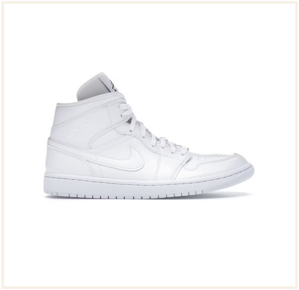 Jordan white snakeskin hotsell