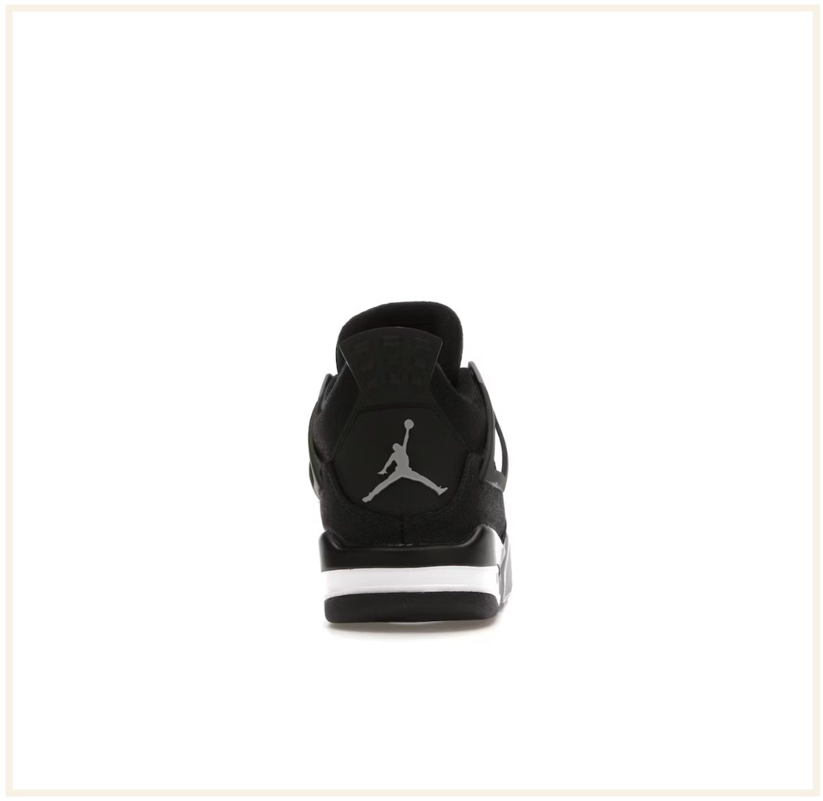 Air Jordan 4 Retro SE Black Canvas (GS)