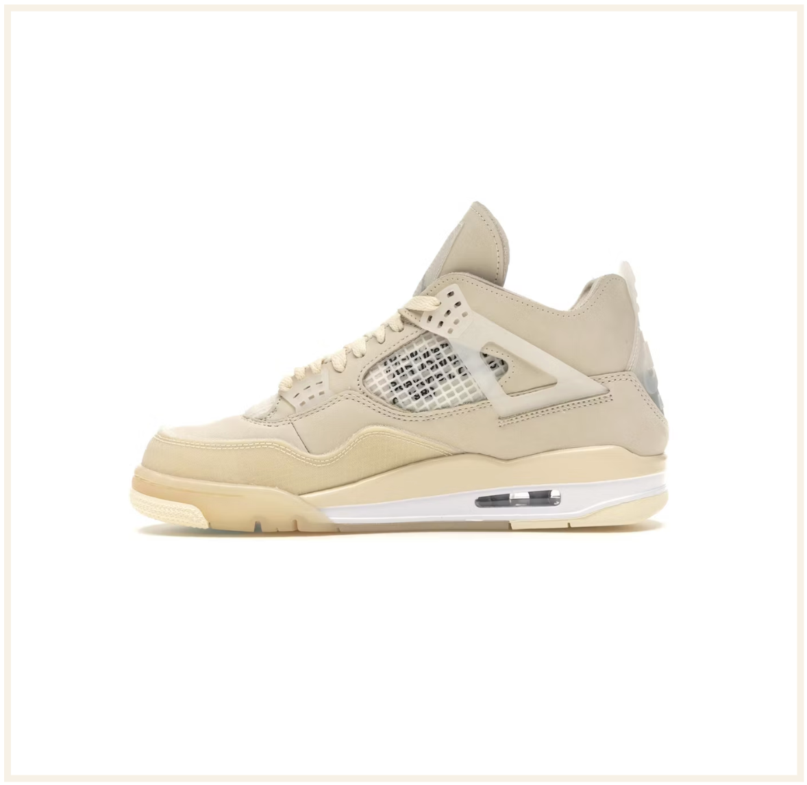 Off-White™️ x Air Jordan 4 Retro Sail (W)