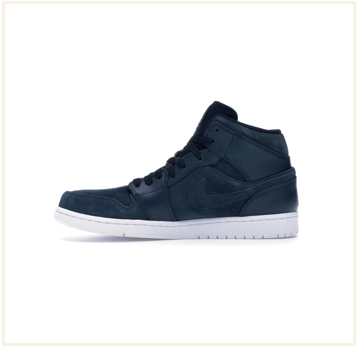 Air Jordan 1 Mid Armory Navy Electrolime