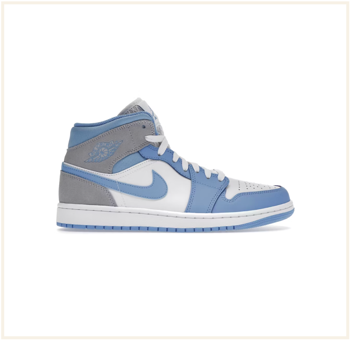 Air Jordan 1 Mid University Blue Grey