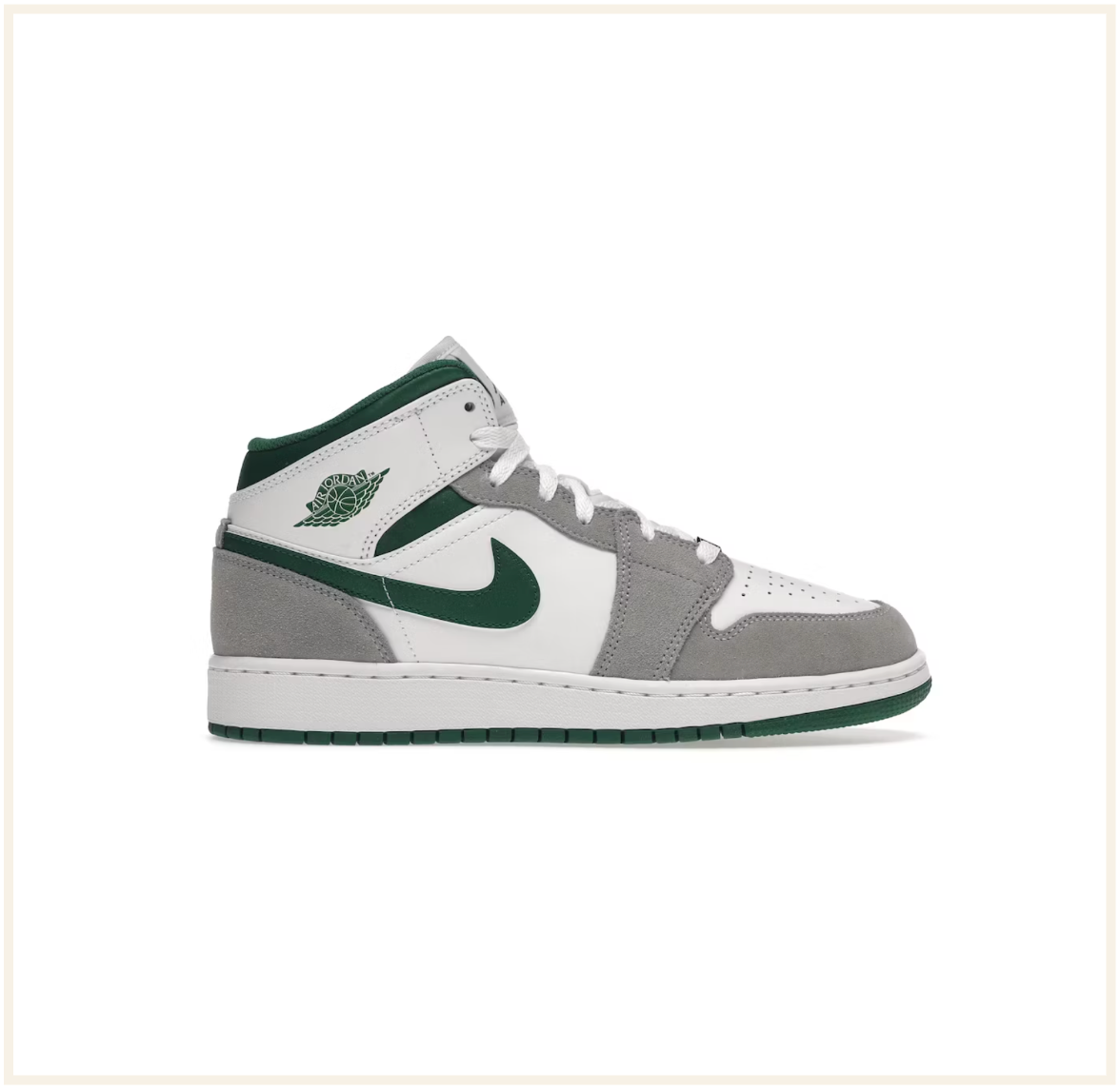 Air Jordan 1 Mid SE Grey Green (GS)