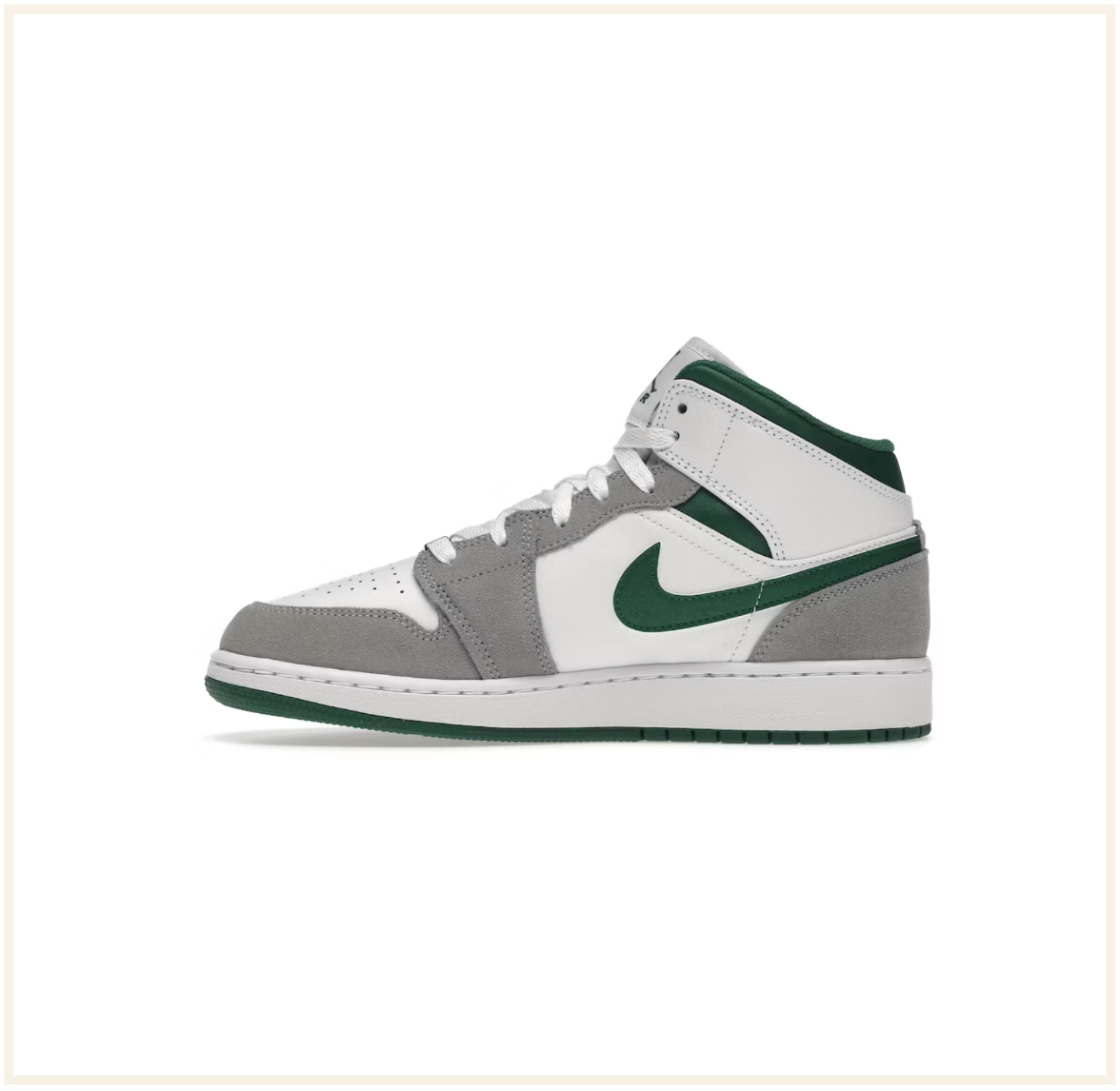 Air Jordan 1 Mid SE Grey Green (GS)