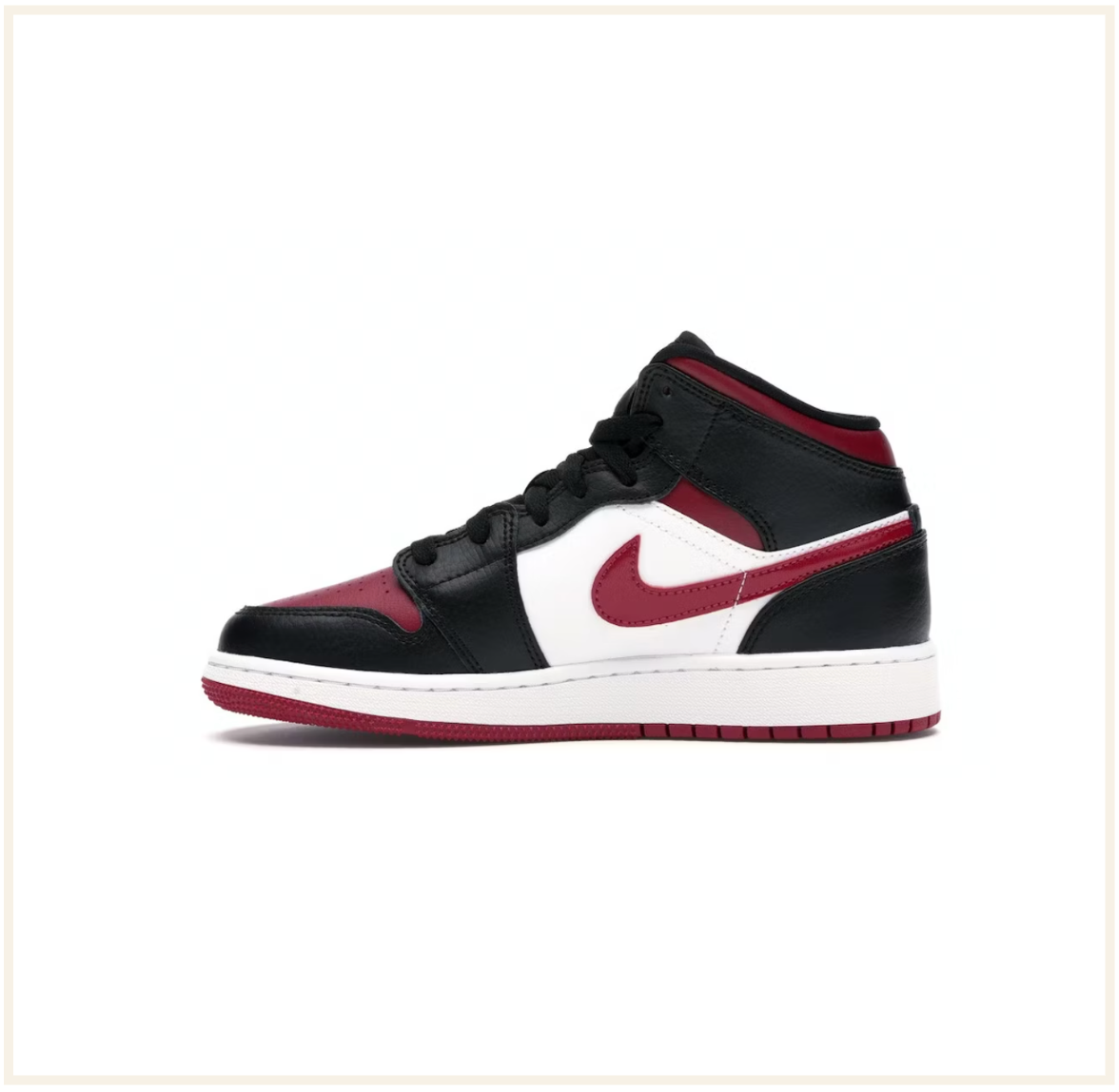 Nike jordan 1 mid bred hot sale