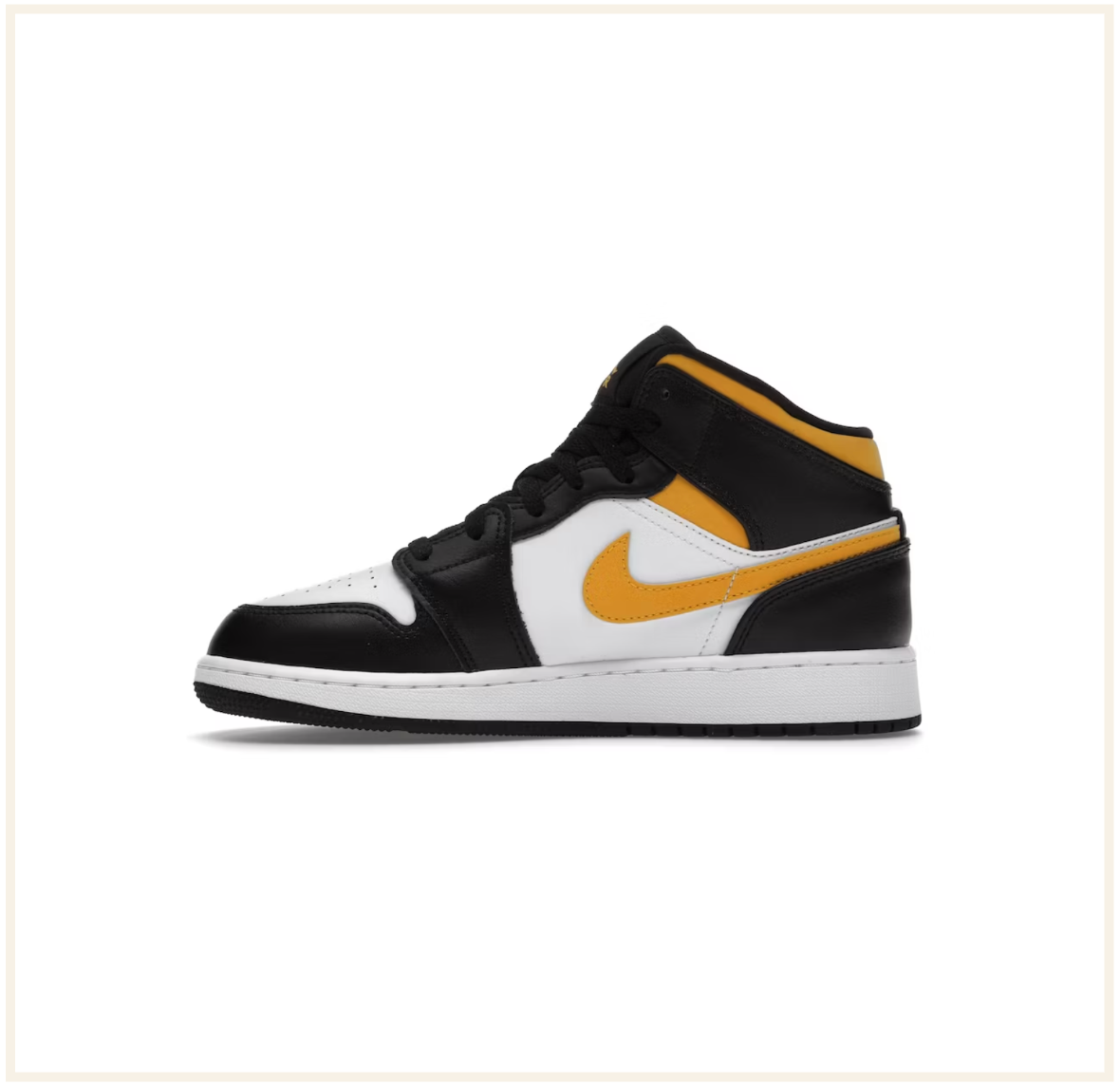 Air Jordan 1 Mid Pollen White Black (GS)