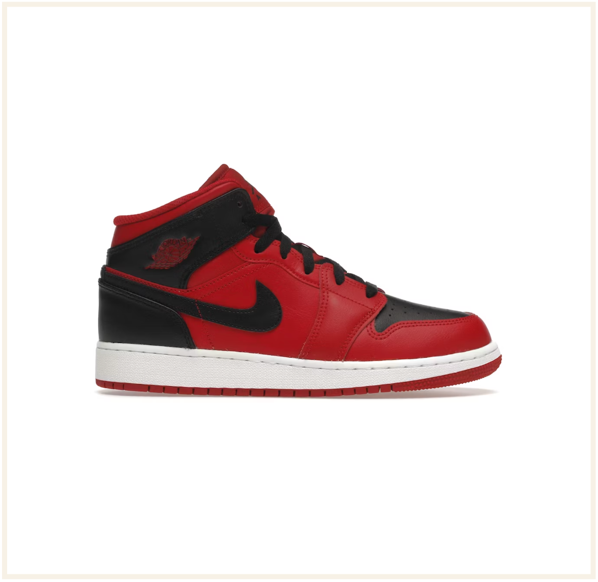 Air Jordan 1 Mid Reverse Bred (GS) (2021)