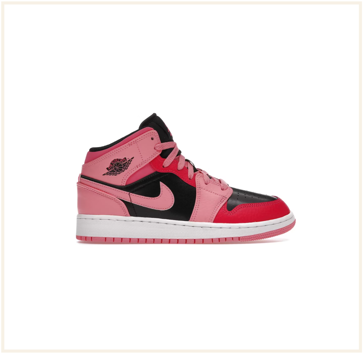 Air Jordan 1 Mid Coral Chalk Pink (GS)