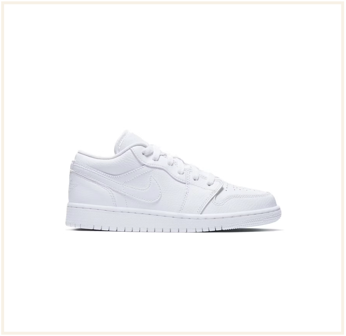 Air Jordan 1 Low Triple White (GS) (2020)