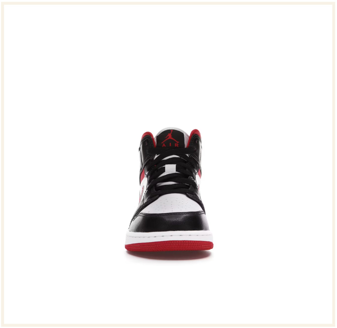 Air Jordan 1 Mid Black Gym Red (GS)