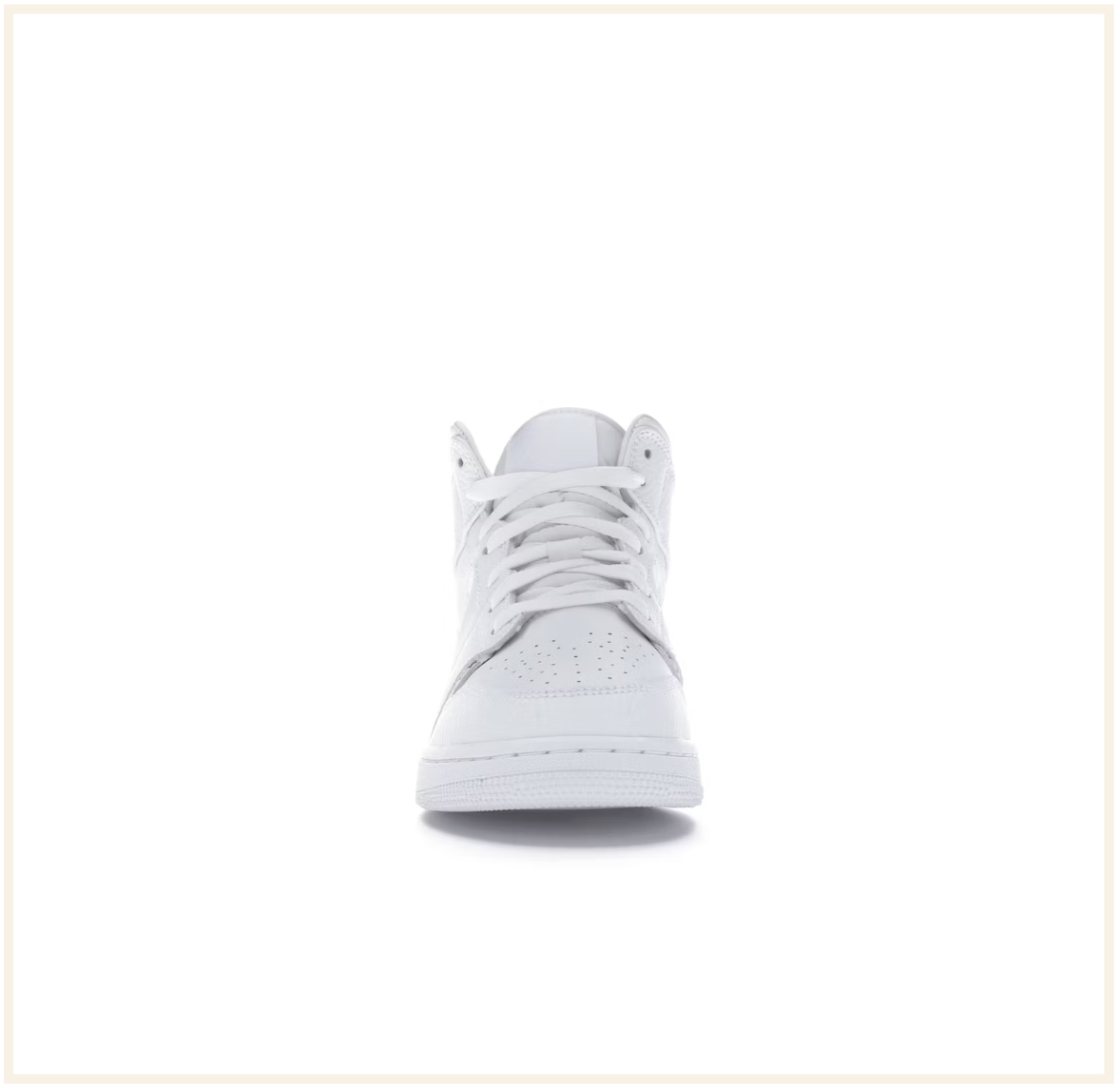 Air Jordan 1 Mid Triple White (GS) (2020)