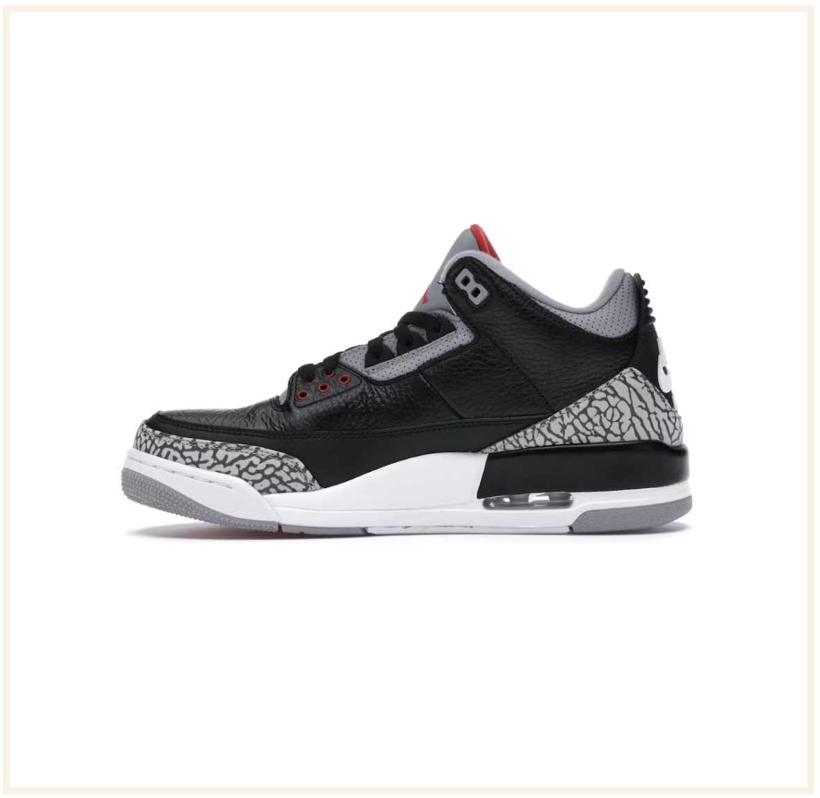 Jordan 3 sale retro black cement