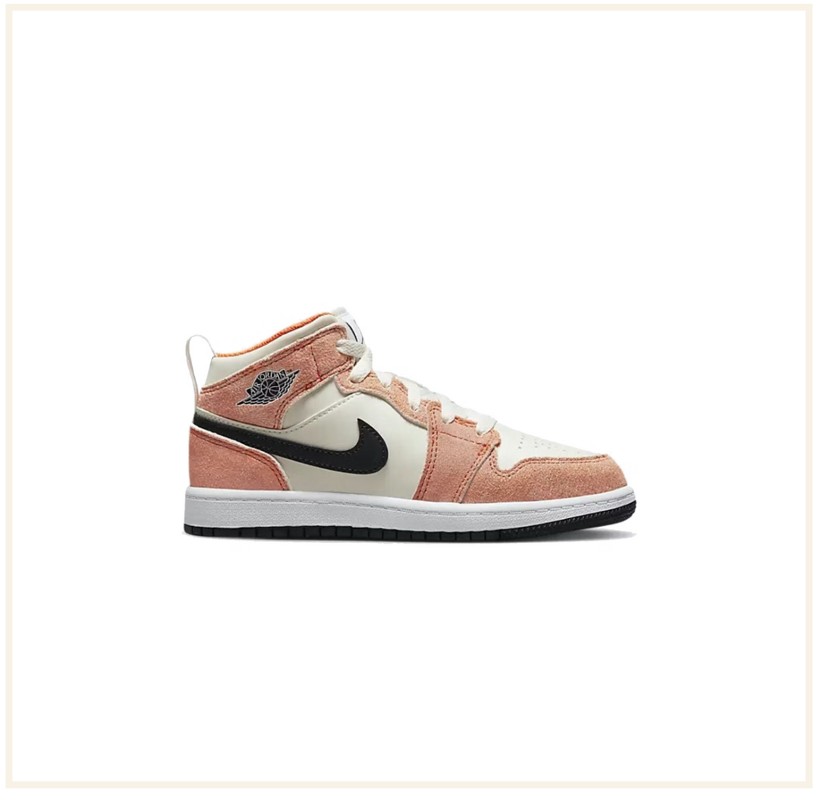 Air Jordan 1 Mid Orange Suede (PS)