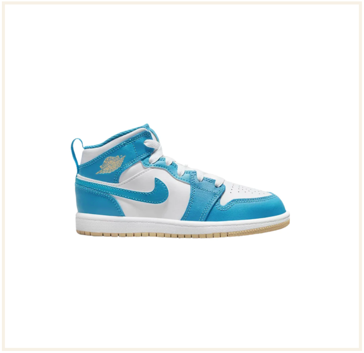 Air Jordan 1 Mid Aquatone (PS)