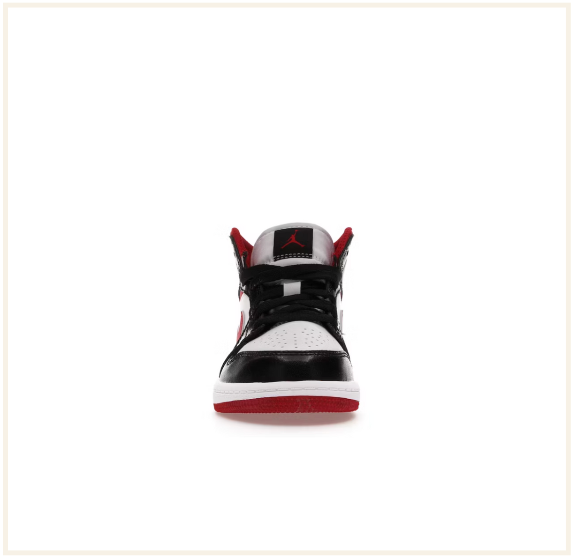 Aj1 red best sale black white