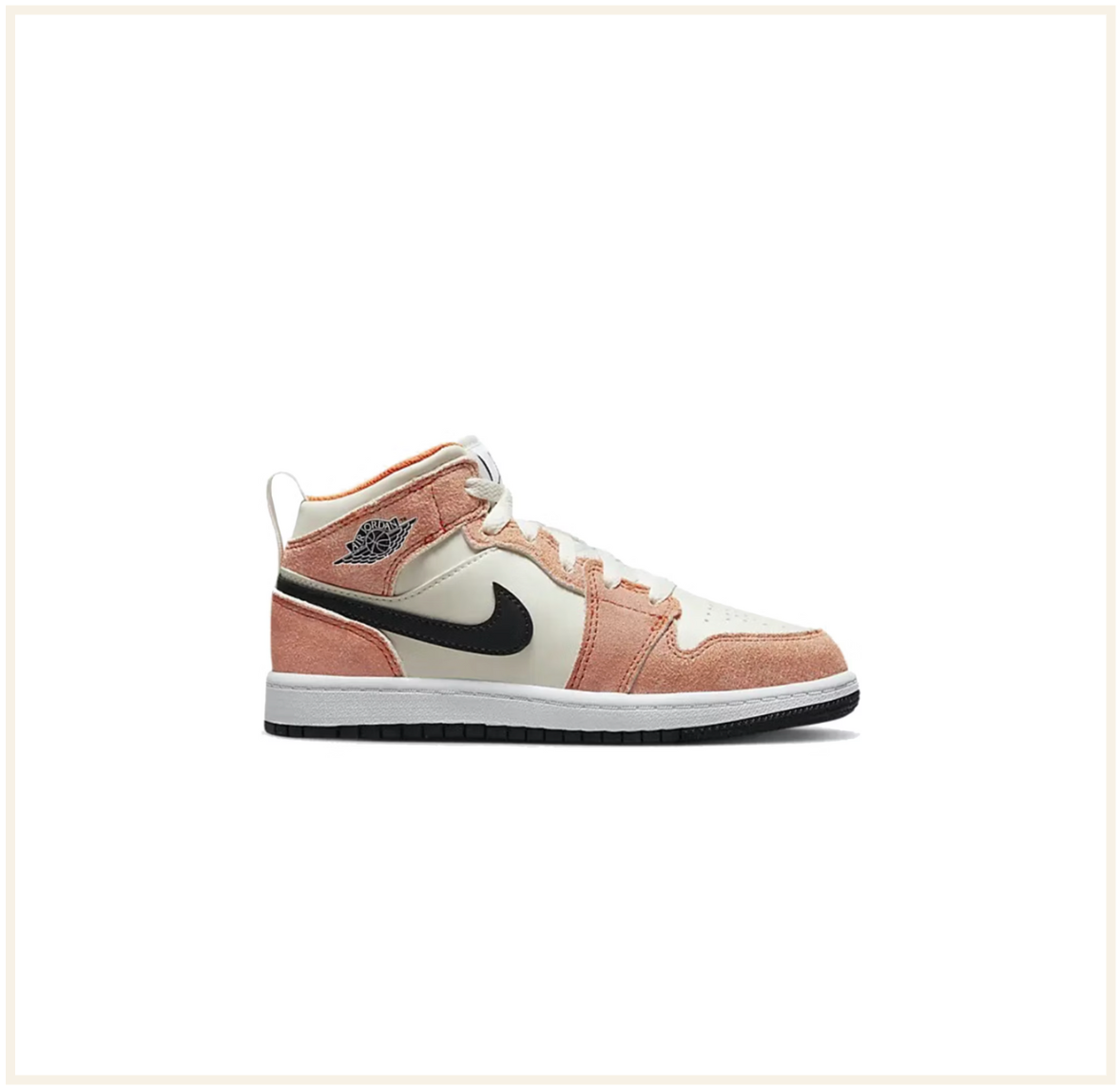 Air Jordan 1 Mid True Orange Suede (PS)