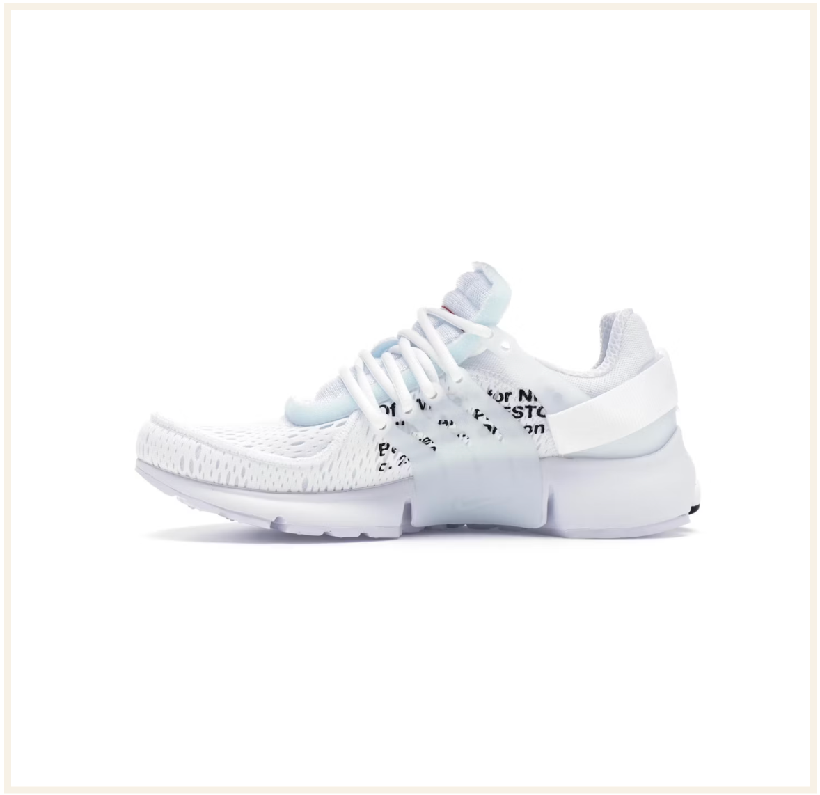 Off white x store air presto white