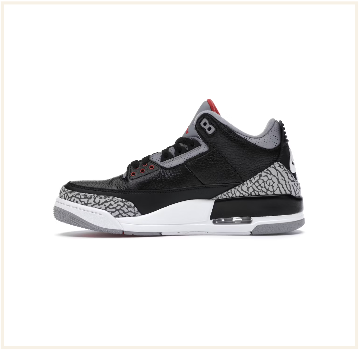 Jordan 3 deals black cement retro